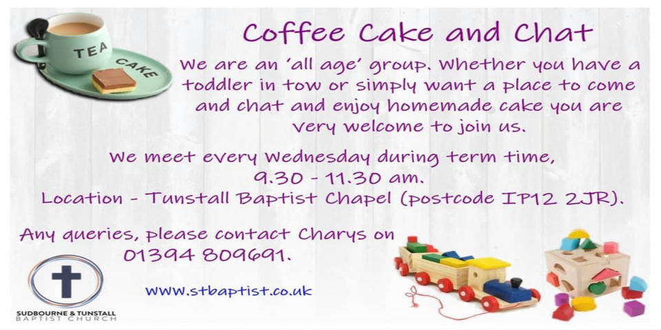 2026-05-06 09:30 - Coffee, Cake & Chat