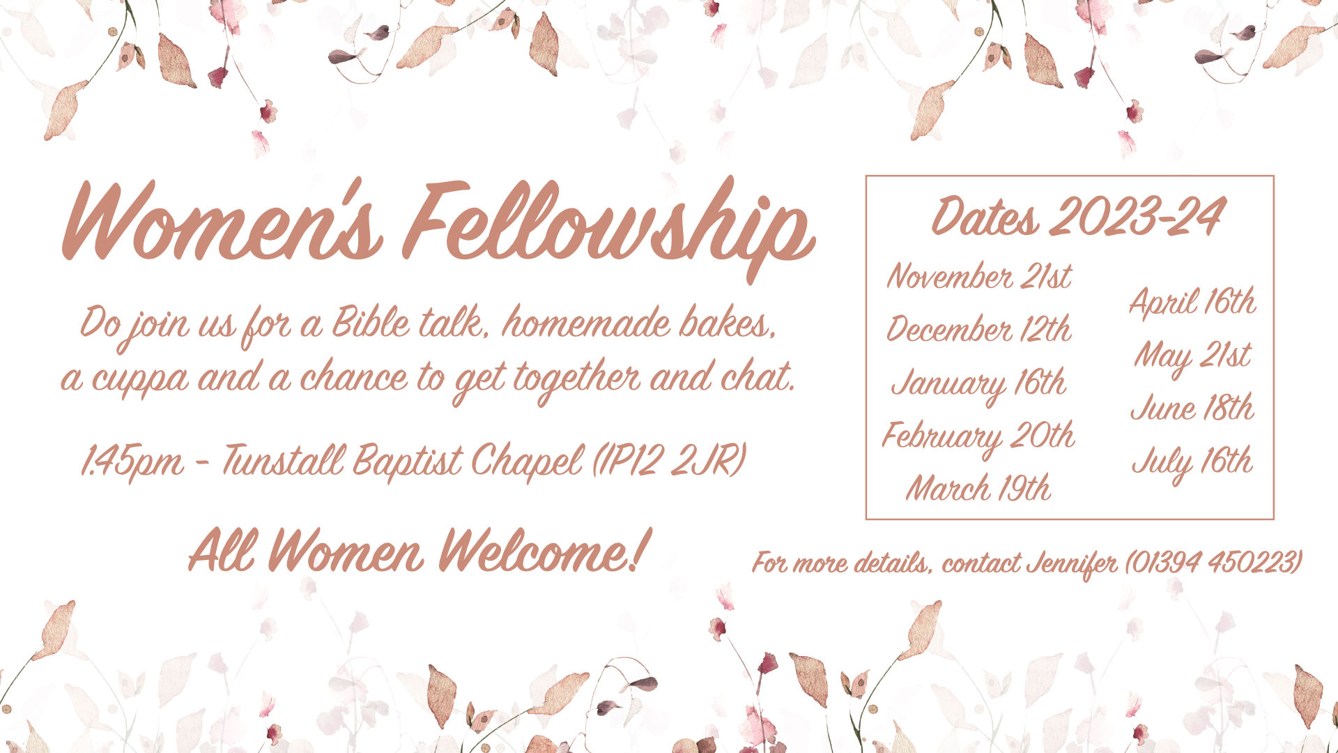 Women's Fellowship Invite