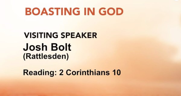 Boasting In God