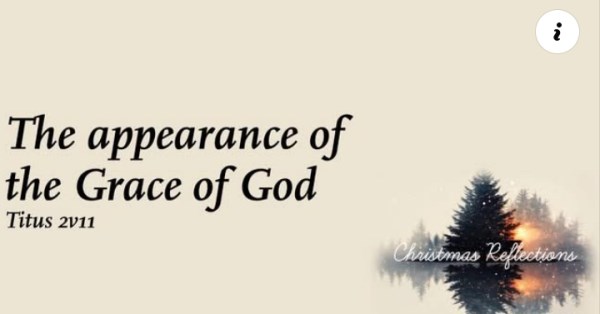 The Appearance Of The Grace Of God